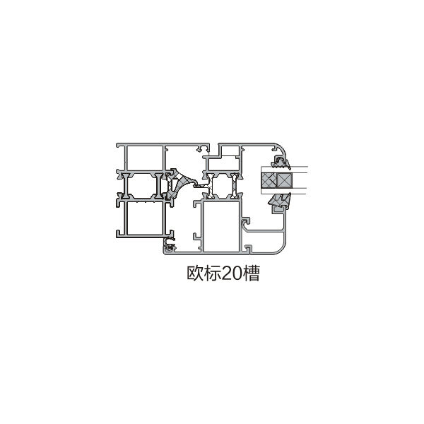 歐標C槽口內開兩點鎖系統(tǒng)